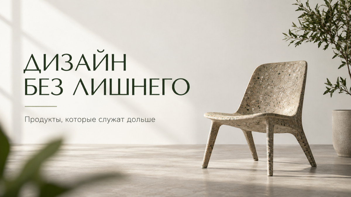 Пример стиля «Чистый минимализм»